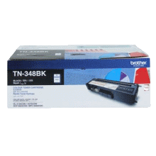  Genuine Brother TN-348BK Black Toner Cartridge High Yield